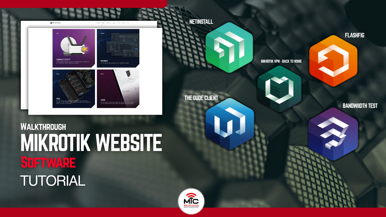 RouterOS, WinBox, The Dude screenshots